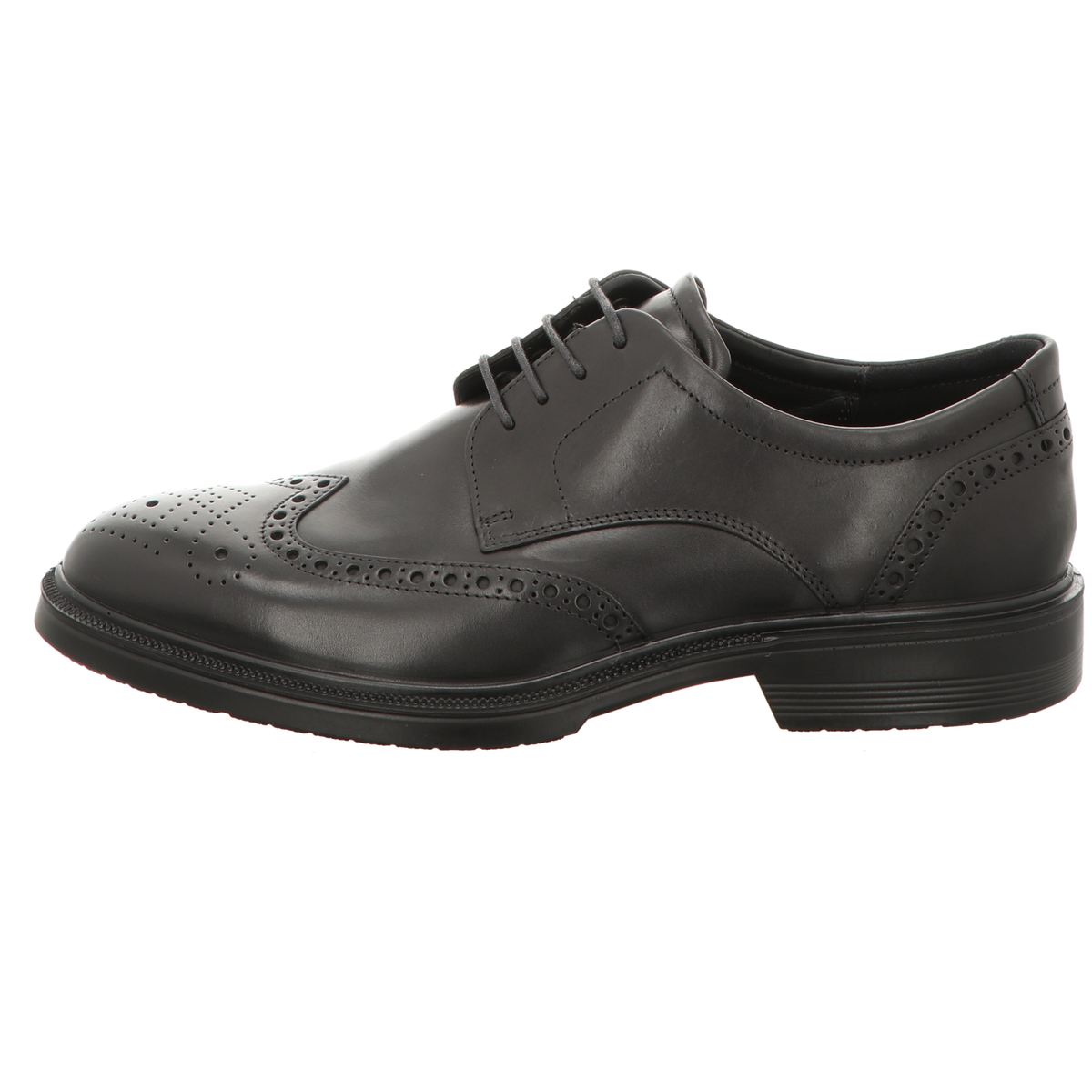 Ecco Herren Schnürschuh Lisbon in schwarz