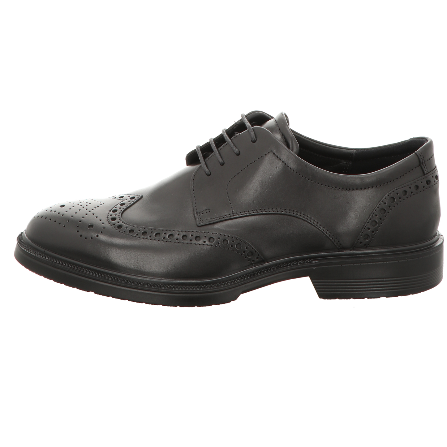 Ecco Herren Schnürschuh Lisbon in schwarz