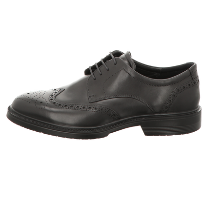 Ecco Herren Schnürschuh Lisbon in schwarz