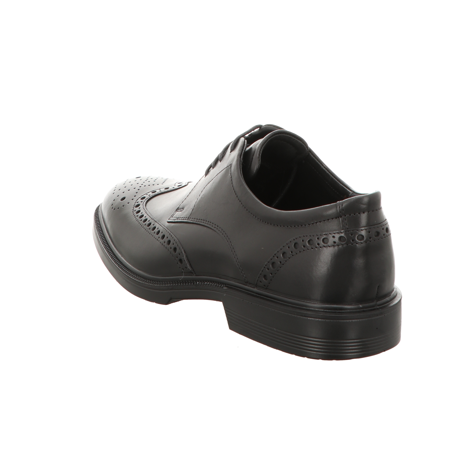 Ecco Herren Schnürschuh Lisbon in schwarz