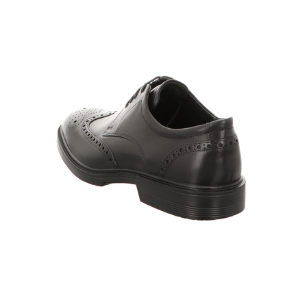 Ecco Herren Schnürschuh Lisbon in schwarz