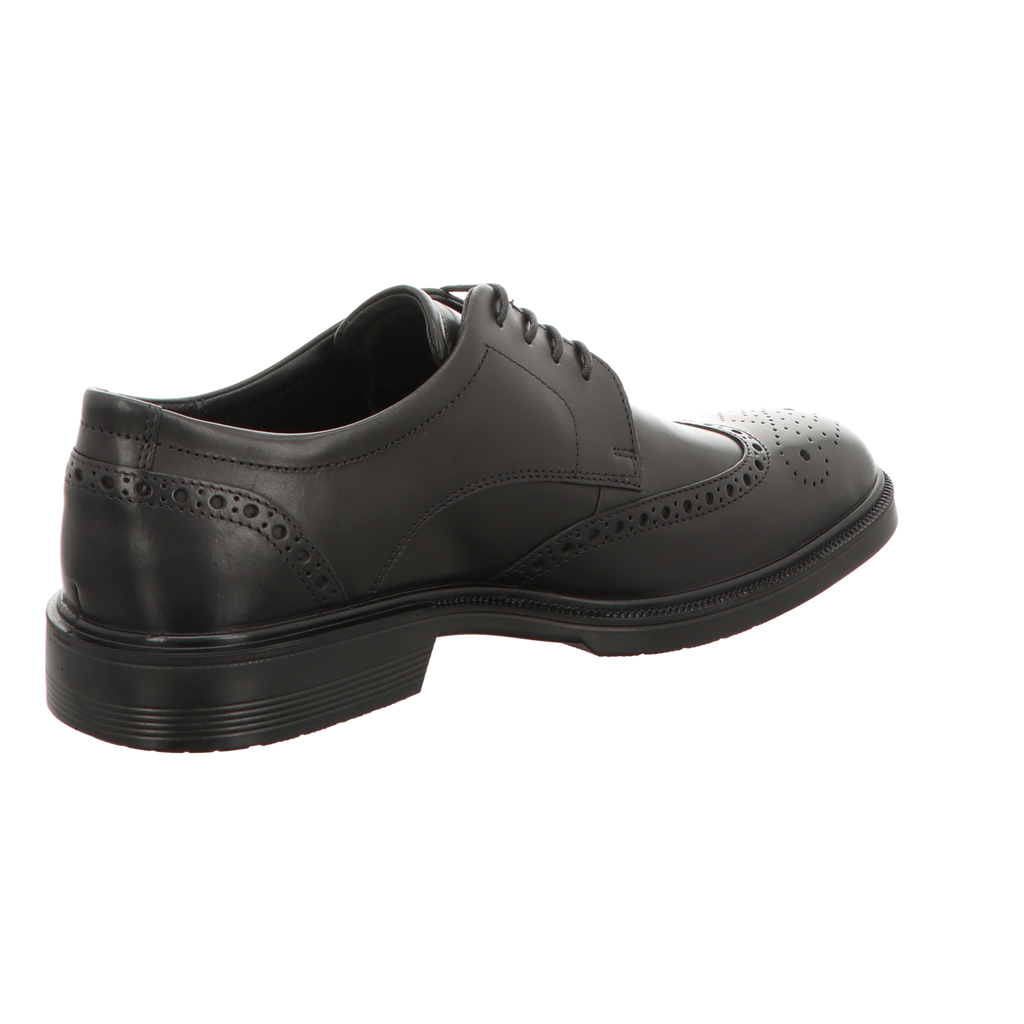 Ecco Herren Schnürschuh Lisbon in schwarz