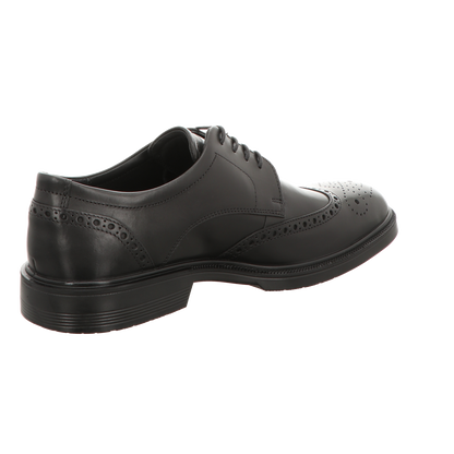 Ecco Herren Schnürschuh Lisbon in schwarz
