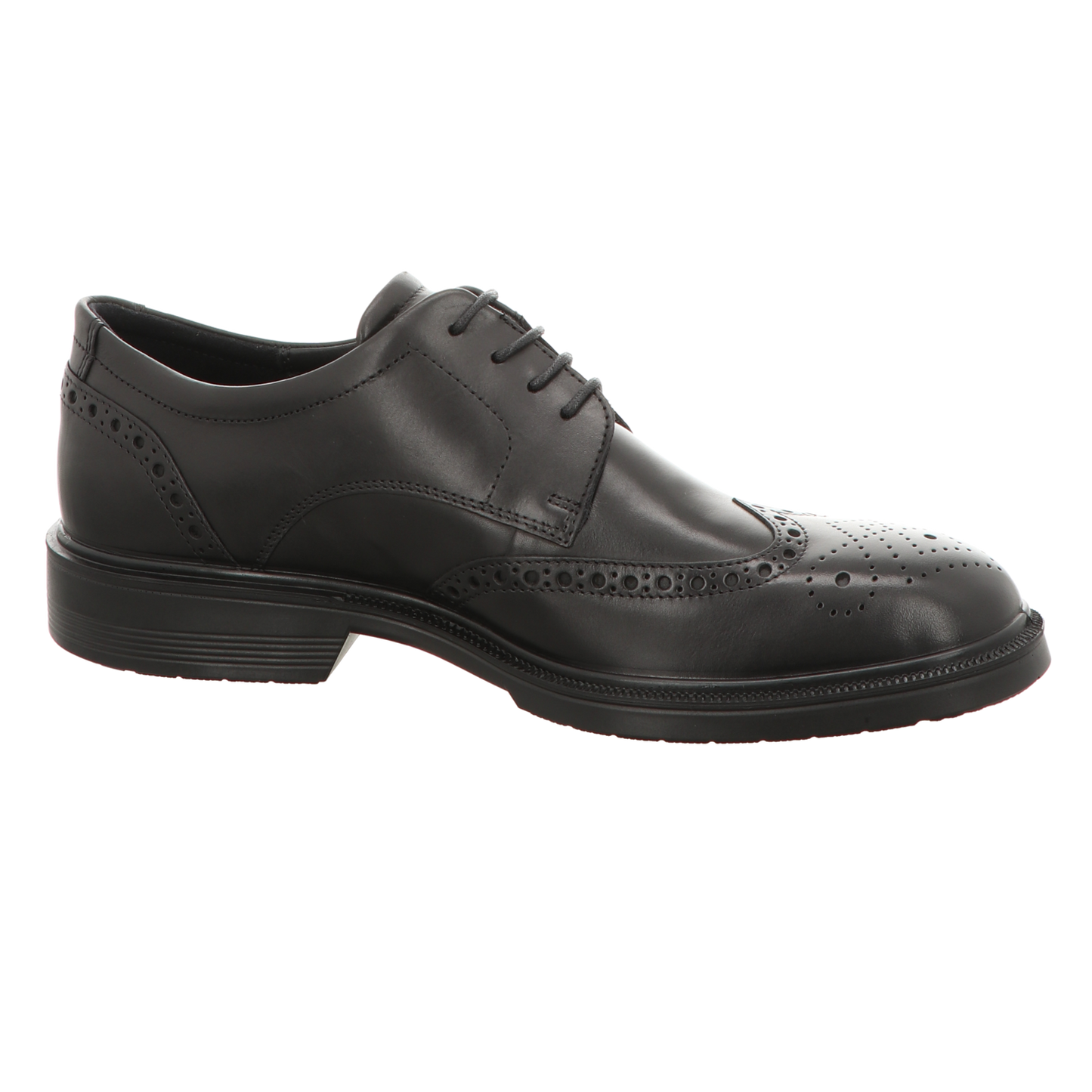 Ecco Herren Schnürschuh Lisbon in schwarz