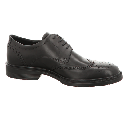 Ecco Herren Schnürschuh Lisbon in schwarz