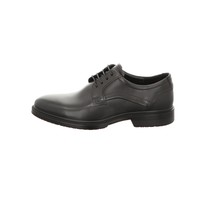 Ecco Herren Schnürschuh Lisbon in schwarz