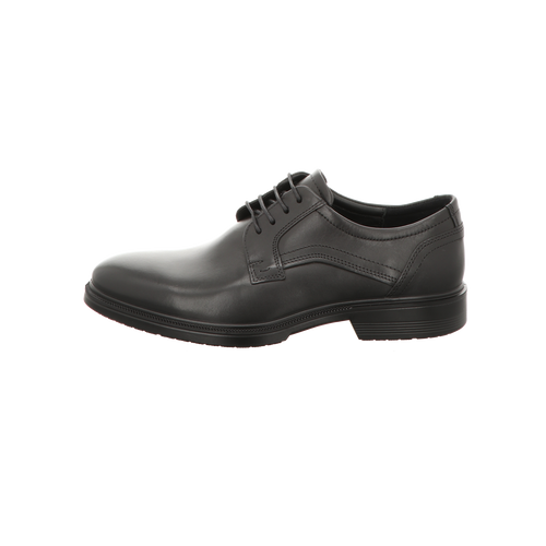 Ecco Herren Schnürschuh Lisbon in schwarz
