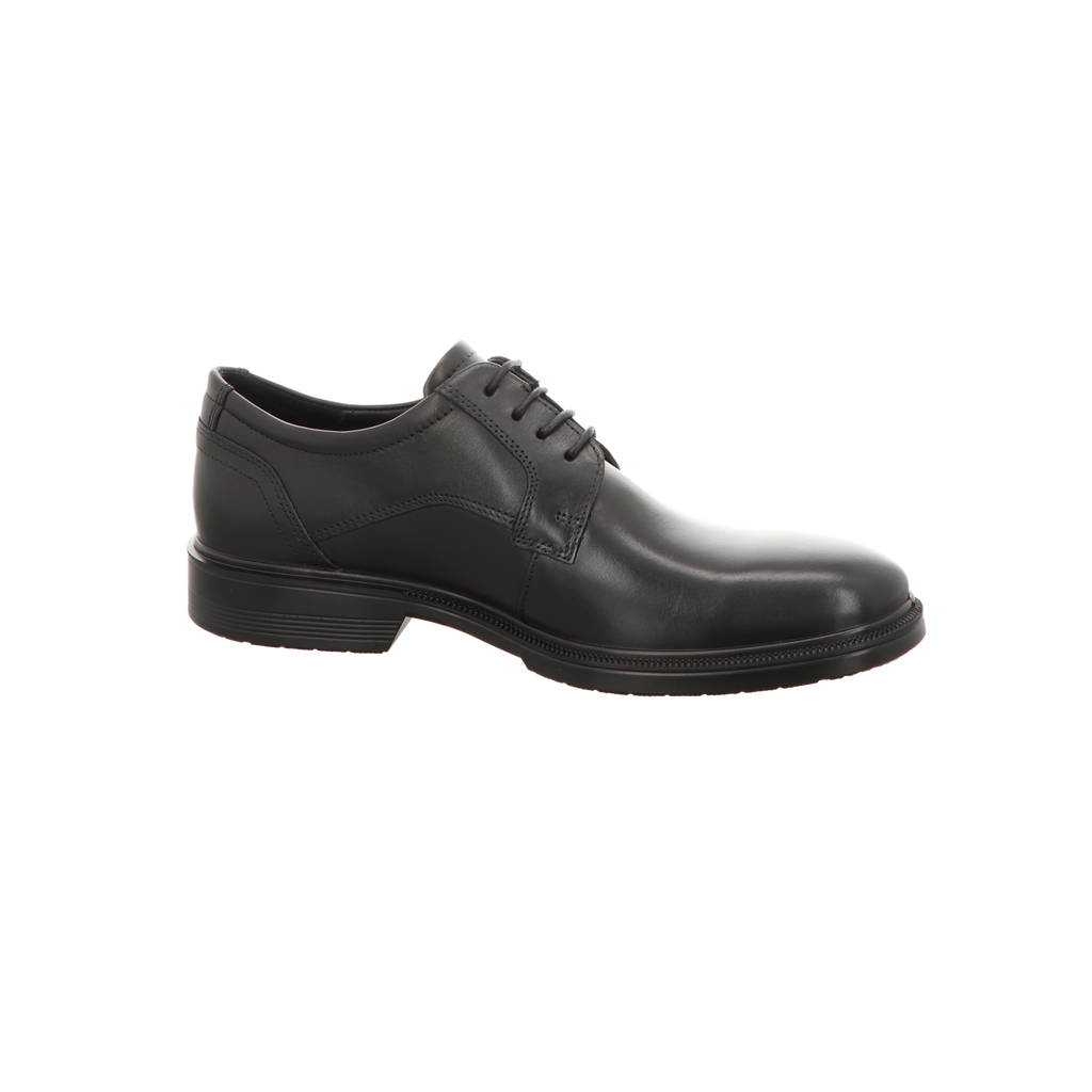 Ecco Herren Schnürschuh Lisbon in schwarz