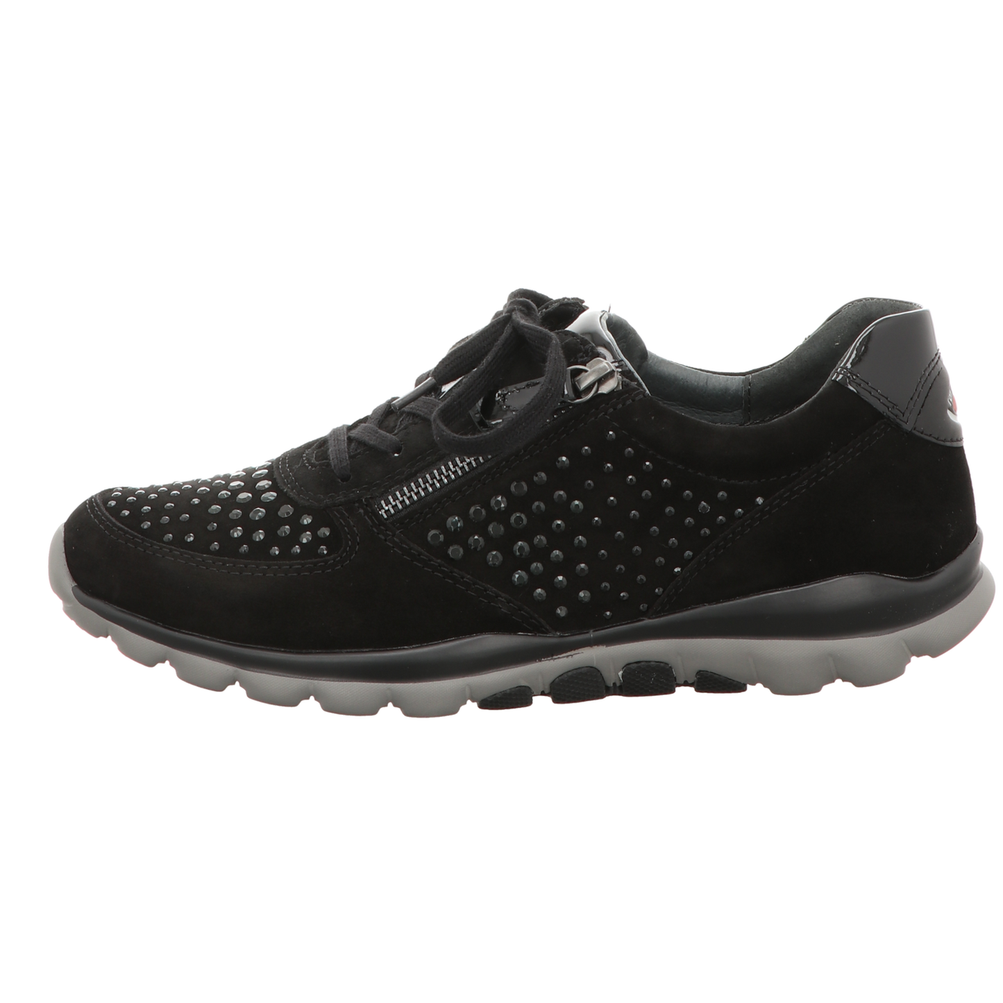 Gabor Damen Schnürschuh bequem Rolling Soft in schwarz