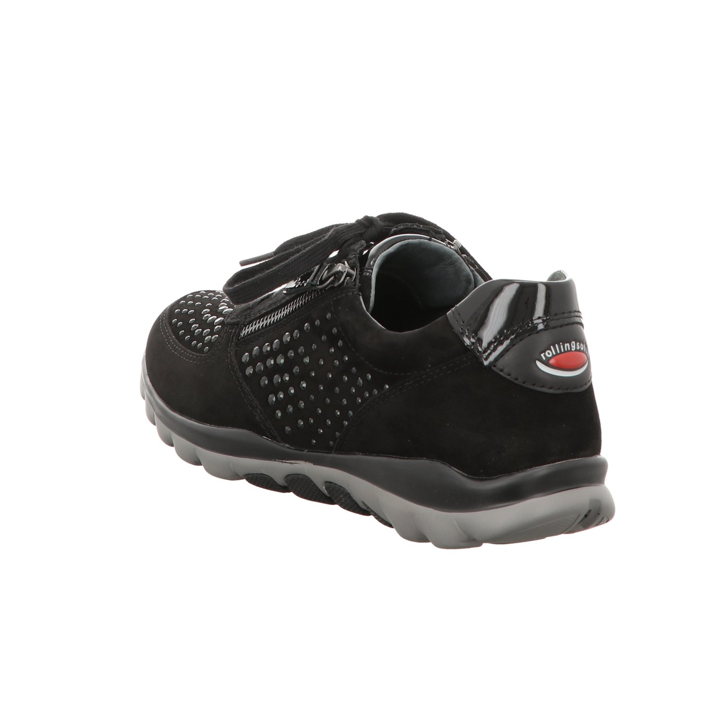 Gabor Damen Schnürschuh bequem Rolling Soft in schwarz