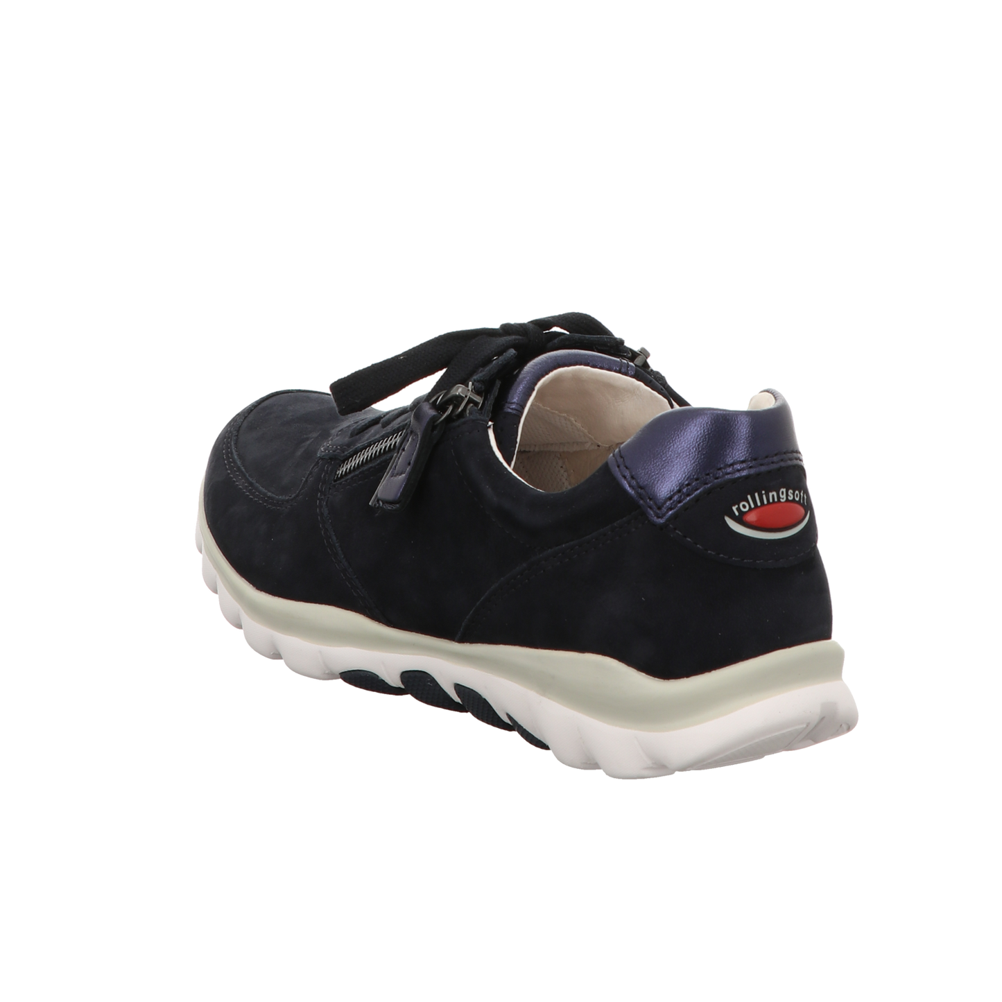 Gabor Damen Schnürschuh bequem Rollingsoft in dunkelblau