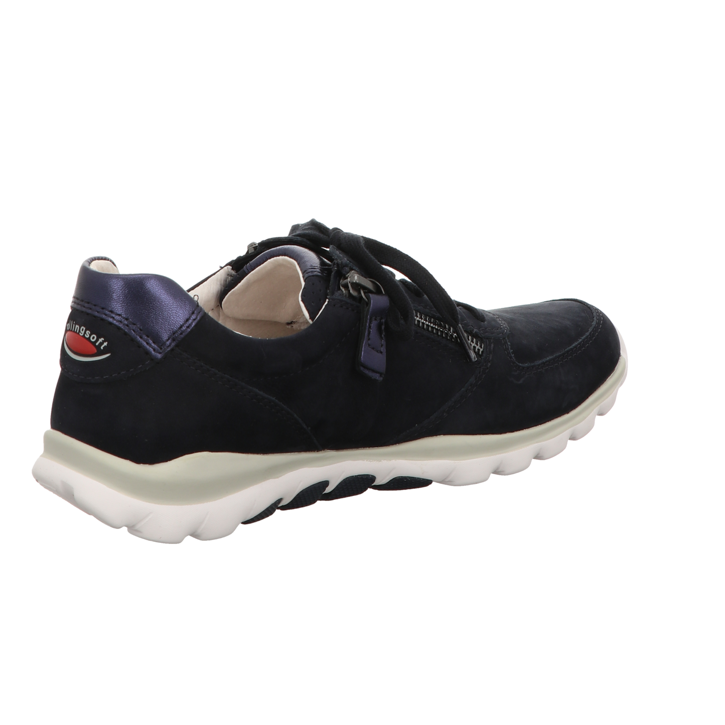 Gabor Damen Schnürschuh bequem Rollingsoft in dunkelblau