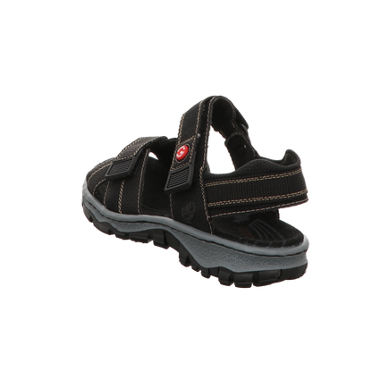 Rieker Damen Sandalette  in schwarz