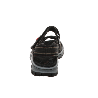 Rieker Damen Sandalette  in schwarz