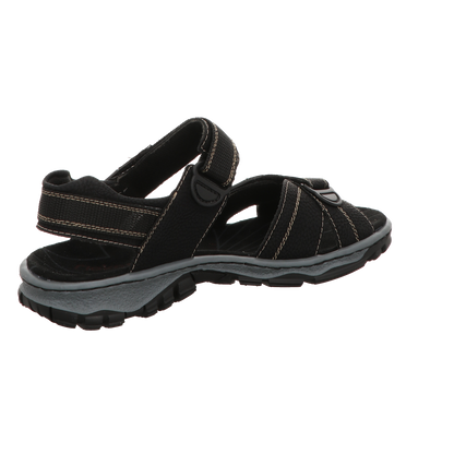 Rieker Damen Sandalette  in schwarz