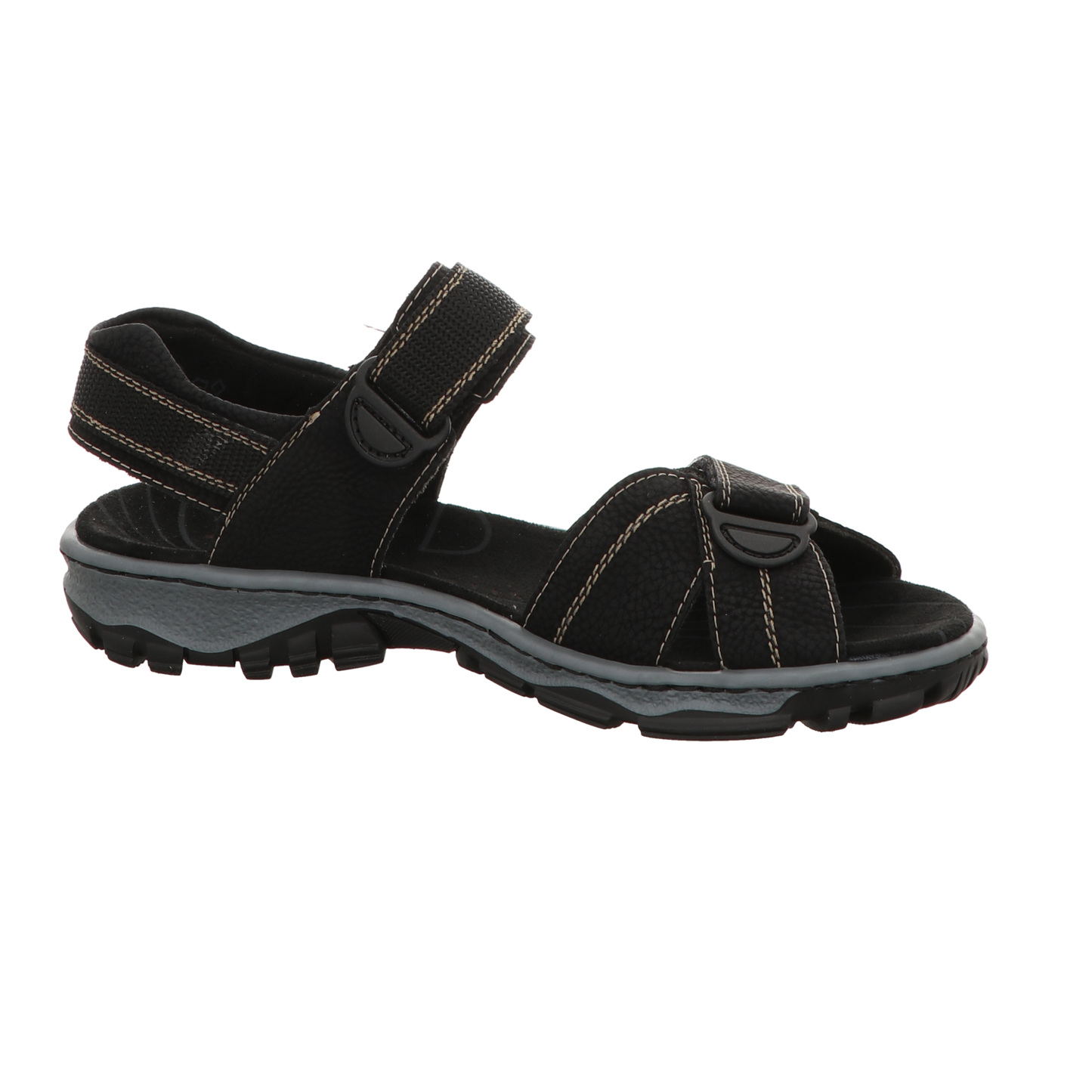 Rieker Damen Sandalette  in schwarz