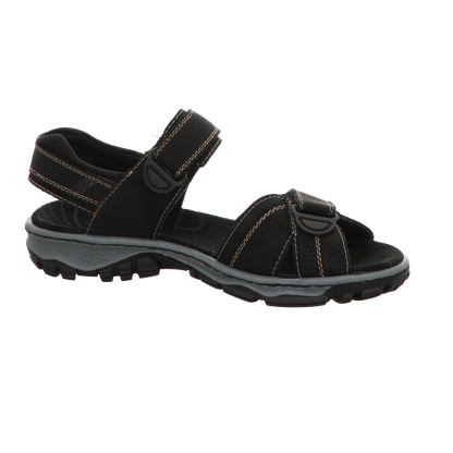 Rieker Damen Sandalette  in schwarz