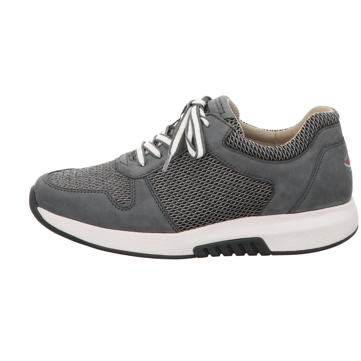 Gabor Damen Schnürschuh bequem Rolling Soft in grau