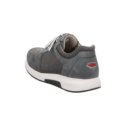 Gabor Damen Schnürschuh bequem Rolling Soft in grau