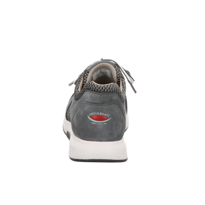 Gabor Damen Schnürschuh bequem Rolling Soft in grau