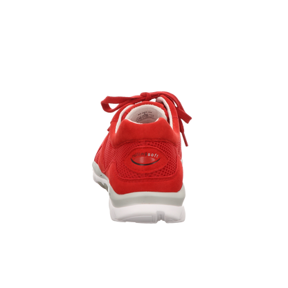 Gabor Damen Schnürschuh bequem Rolling Soft in rot