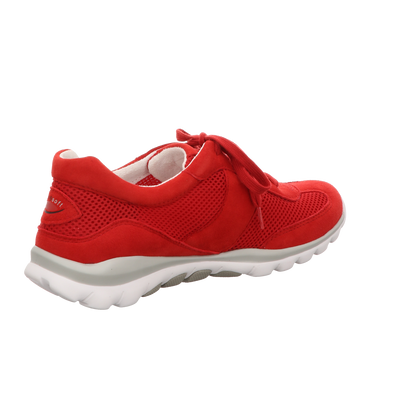 Gabor Damen Schnürschuh bequem Rolling Soft in rot