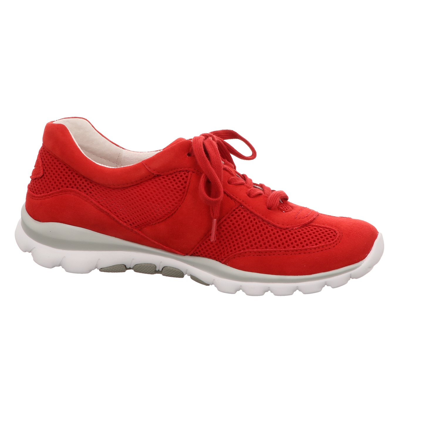 Gabor Damen Schnürschuh bequem Rolling Soft in rot
