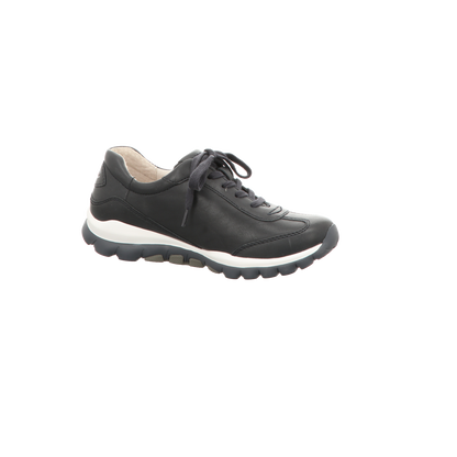 Gabor Damen Schnürschuh bequem Rolling Soft in blau