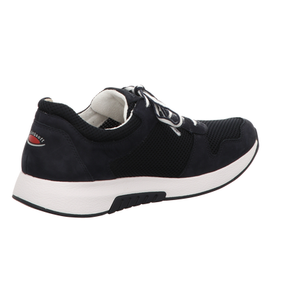 Gabor Damen Schnürschuh bequem Rolling Soft in dunkelblau