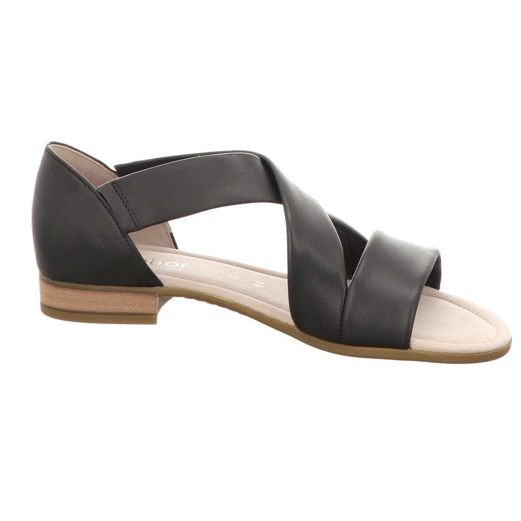 Gabor Damen Sandalette Rhodos in schwarz