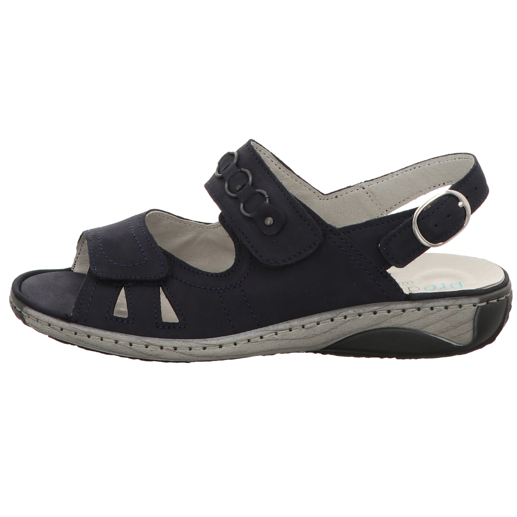 Waldläufer Damen Sandale bequem Garda in blau