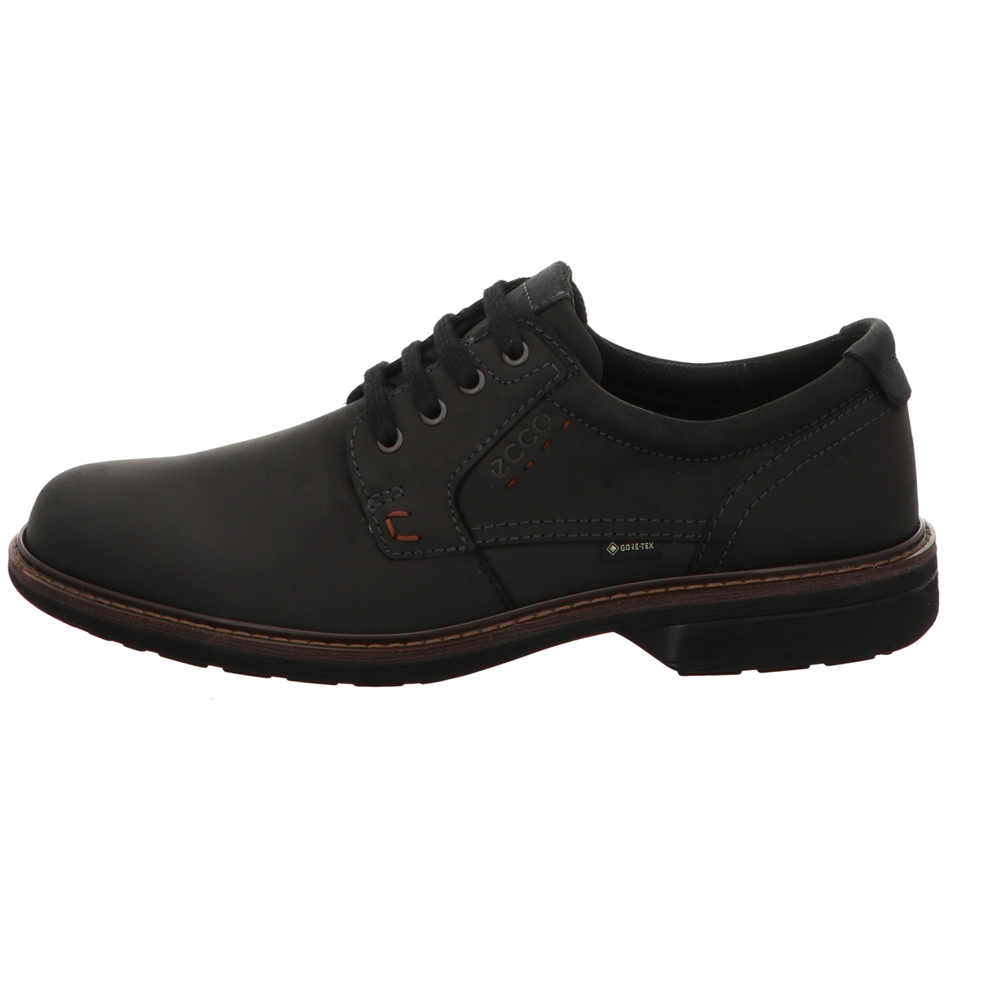 Ecco Herren Schnürschuh Turn in schwarz