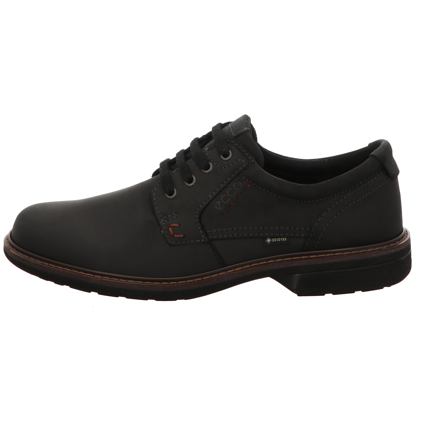 Ecco Herren Schnürschuh Turn in schwarz