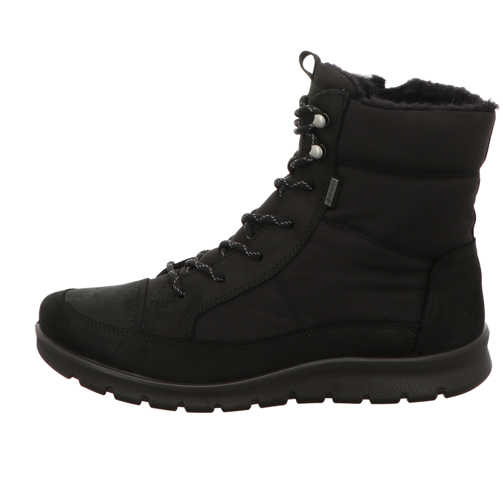 Ecco Damen Schnürstiefel Babett Boot in schwarz