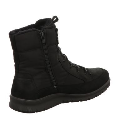 Ecco Damen Schnürstiefel Babett Boot in schwarz