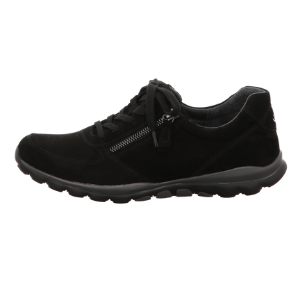 Gabor Damen Schnürschuh bequem Rolling Soft in schwarz