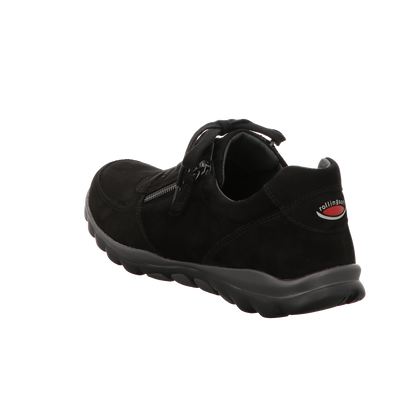 Gabor Damen Schnürschuh bequem Rolling Soft in schwarz