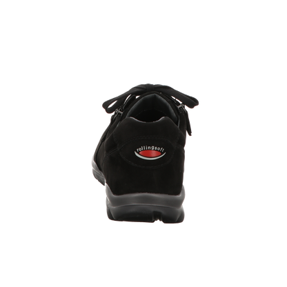 Gabor Damen Schnürschuh bequem Rolling Soft in schwarz