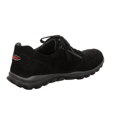 Gabor Damen Schnürschuh bequem Rolling Soft in schwarz