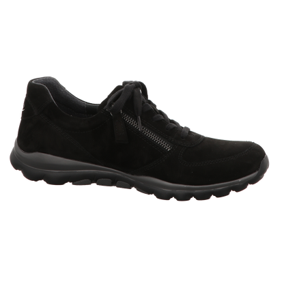 Gabor Damen Schnürschuh bequem Rolling Soft in schwarz