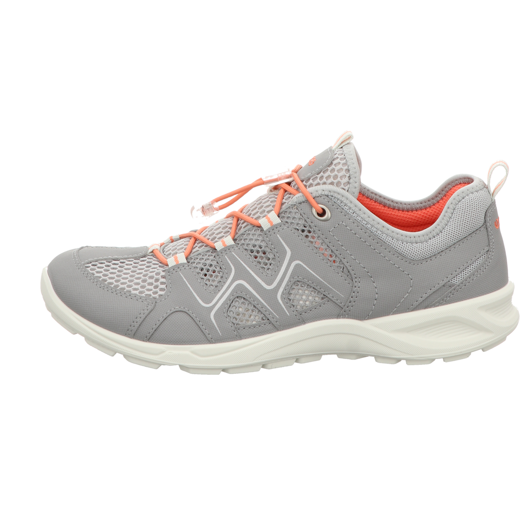 Ecco Damen Schnürschuh Rec.terracruise Lt in silber