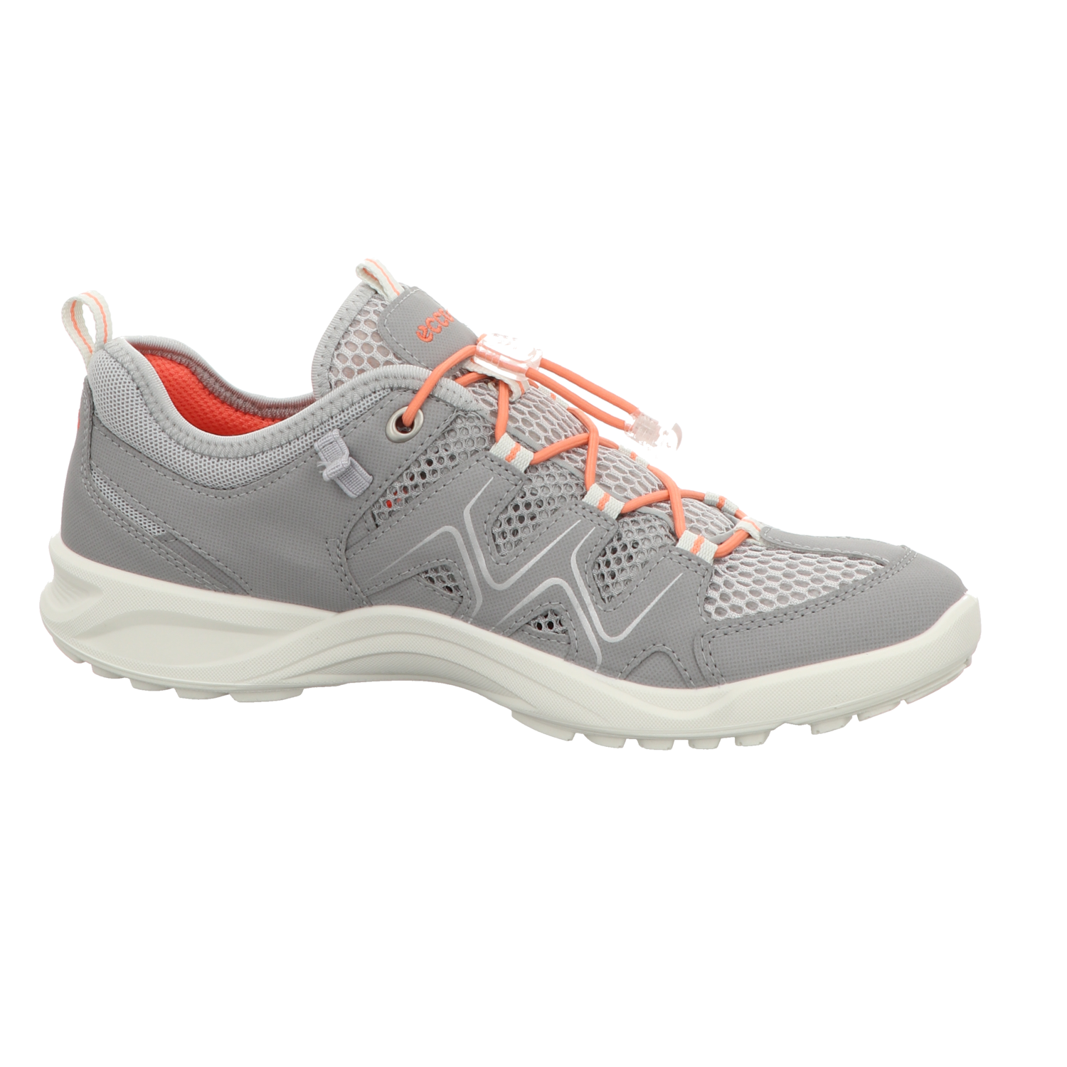 Ecco Damen Schnürschuh Rec.terracruise Lt in silber