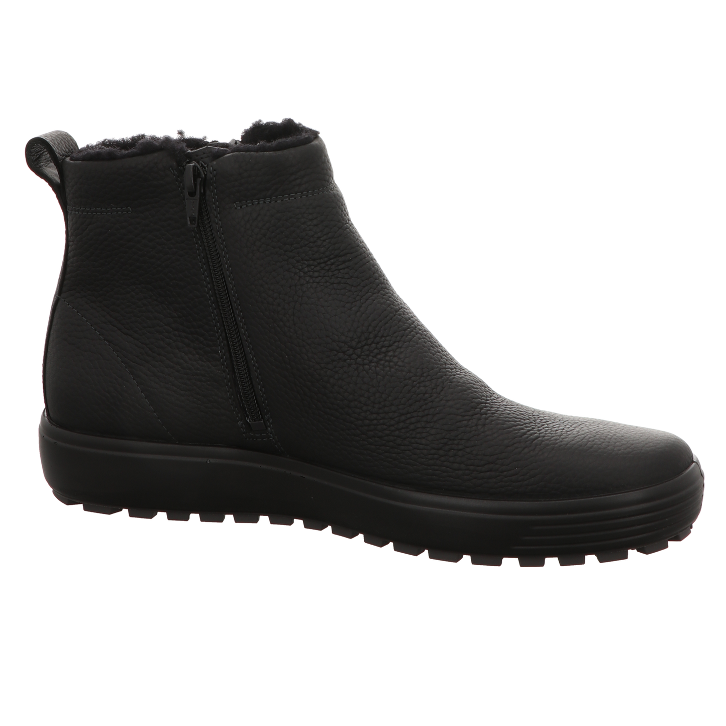Ecco Herren Schnürstiefel Soft 7 Tred in schwarz
