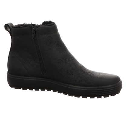 Ecco Herren Schnürstiefel Soft 7 Tred in schwarz