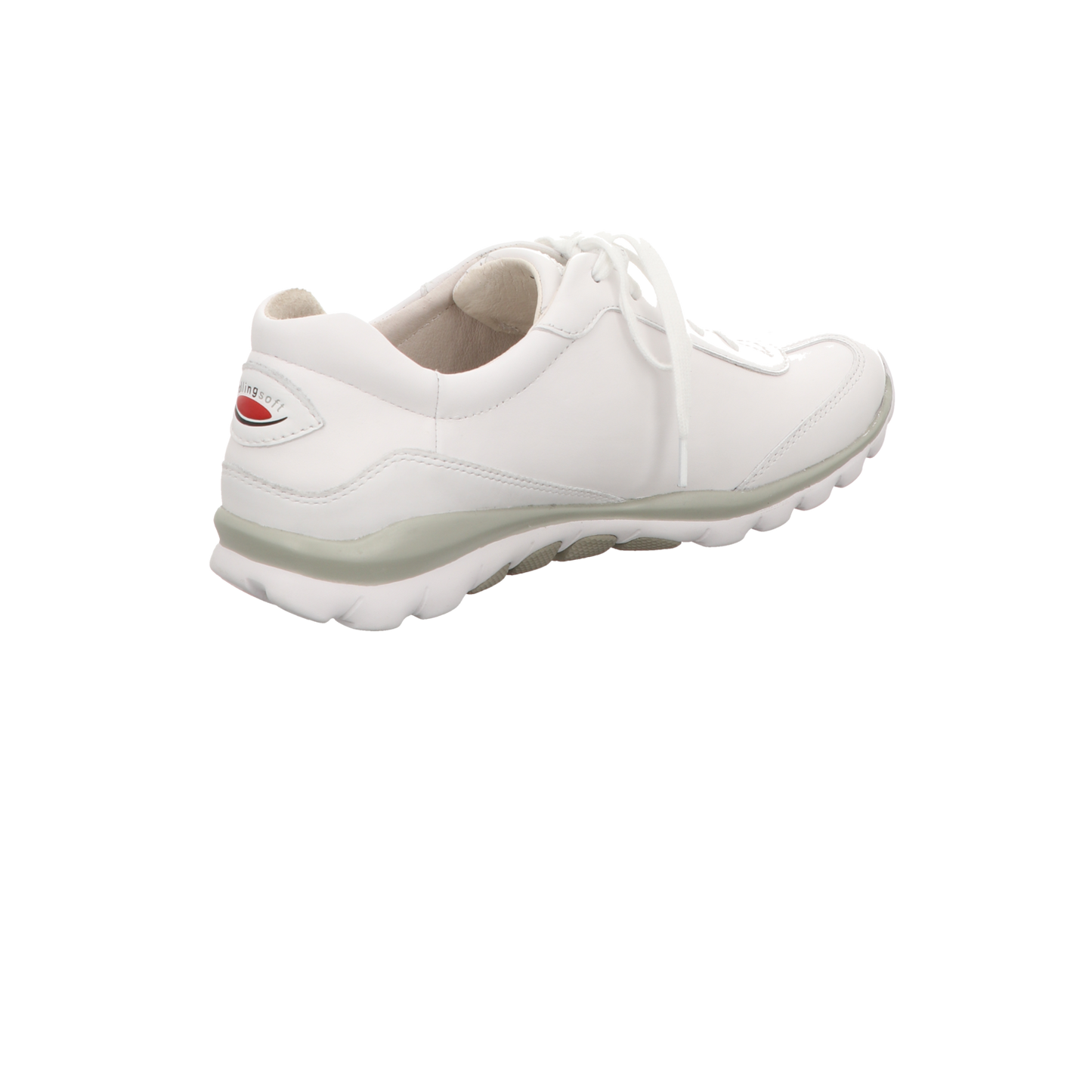 Gabor Damen Schnürschuh bequem Rolling Soft in weiss