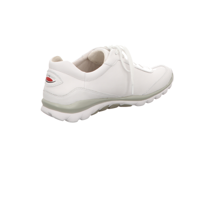 Gabor Damen Schnürschuh bequem Rolling Soft in weiss