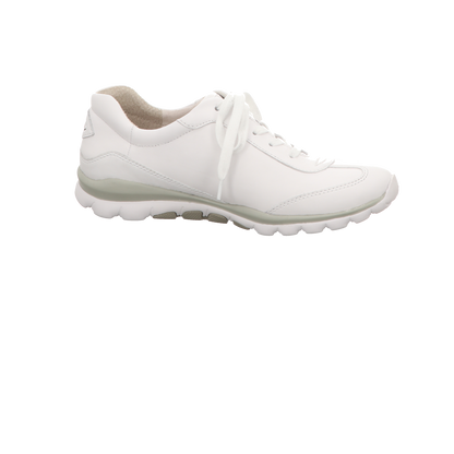 Gabor Damen Schnürschuh bequem Rolling Soft in weiss