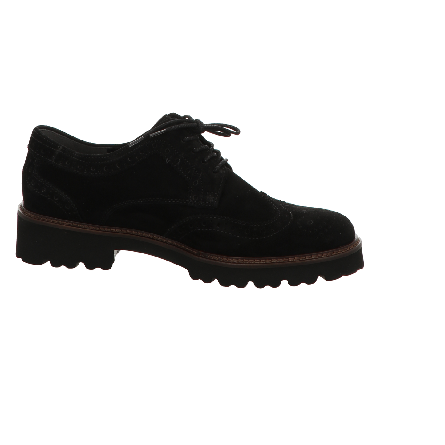 Gabor Damen Schnürschuh  in schwarz