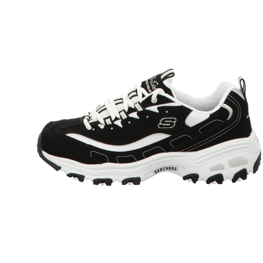 Skechers Damen Schnürschuh D'lites in schwarz