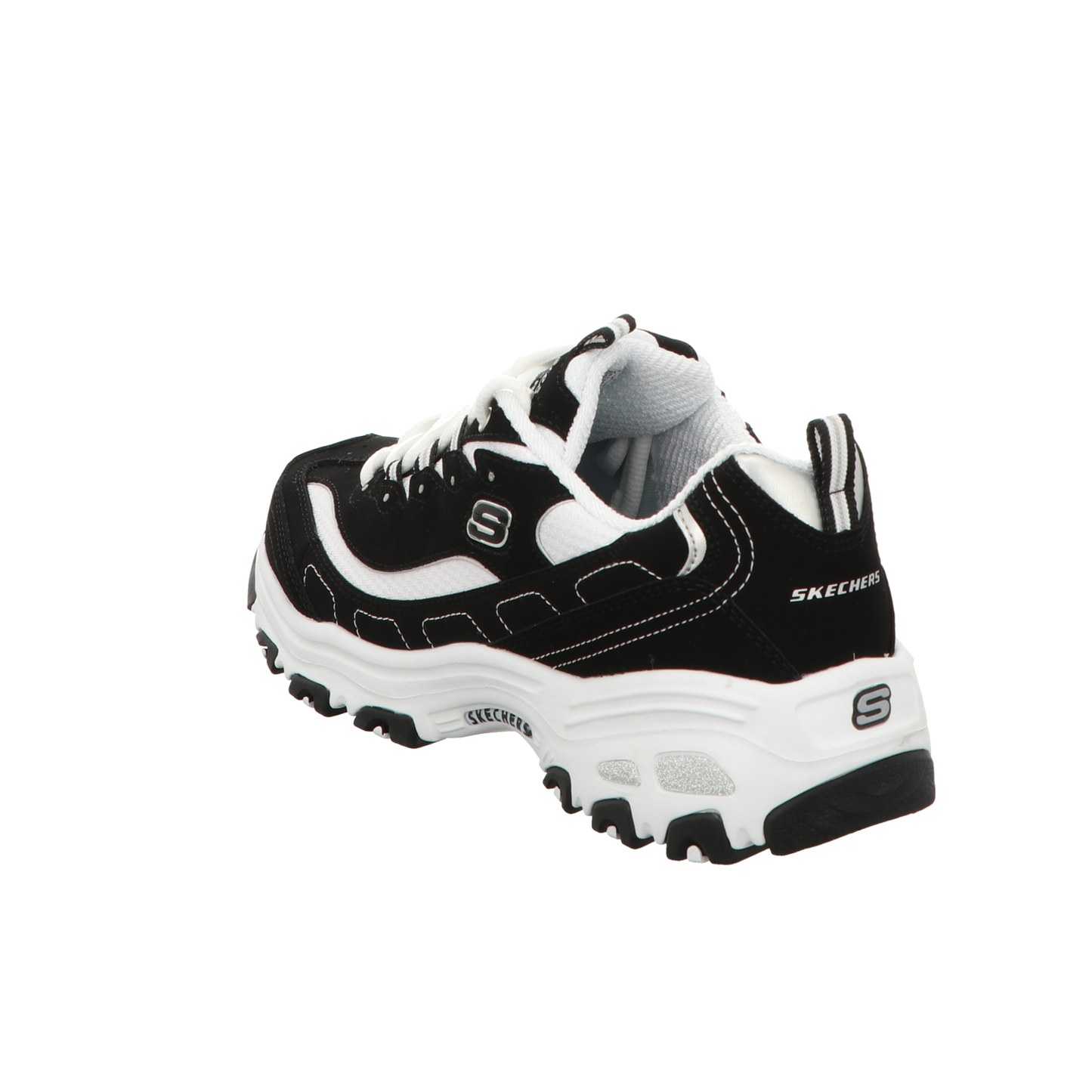 Skechers Damen Schnürschuh D'lites in schwarz